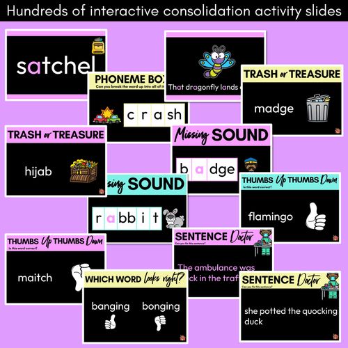 Resource preview 4 for Short Vowel Sound A PowerPoint