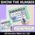 1 for SHOW ME THE NUMBER WORKSHEETS for 1-20: Numerals, Dice, Dominoes, Ten Frames, Tallies & Pictures