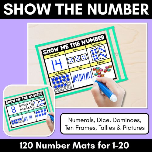 Resource preview 4 for Show Me The Number Bundle