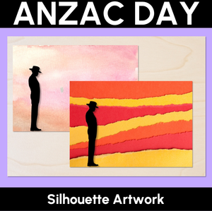 ANZAC Day Silhouette Artwork