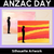 1 for ANZAC Day Silhouette Artwork