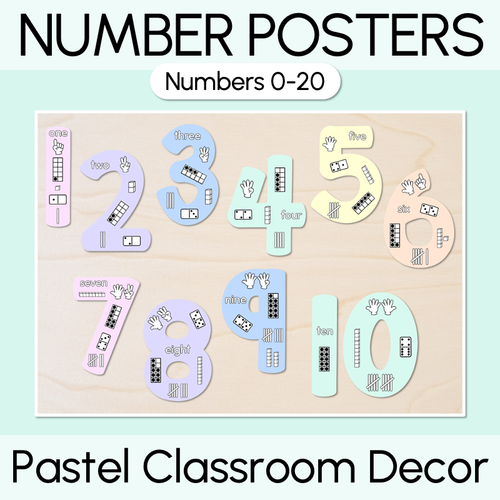 Resource preview 33 for Pastel Classroom Decor Bundle
