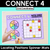 1 for Connect 4 - Grid Coordinates - Locating Positions Spinner Mats