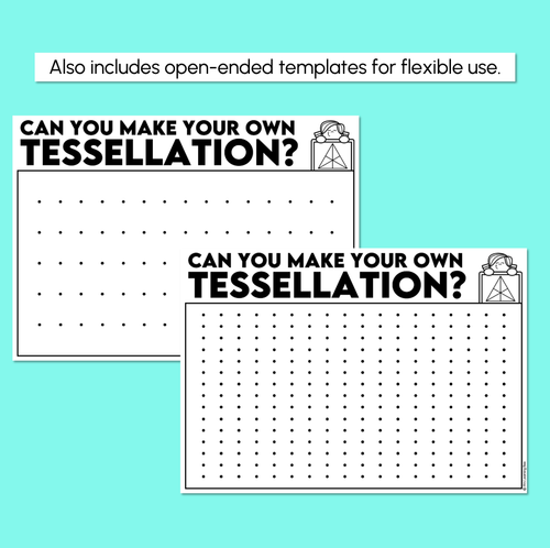 Resource preview 4 for Complete the Tessellation - Tessellating Design Worksheets