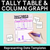 1 for Tally Table & Column Graphs - Representing Data Templates