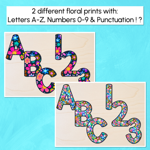 Resource preview 2 for Alphabet & Numbers for Bulletin Board Headings - The Kutopia Collection