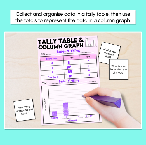 Resource preview 2 for Tally Table & Column Graphs - Representing Data Templates