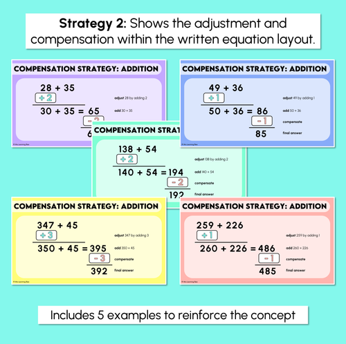 Resource preview 5 for Compensation Strategy - Addition Worksheets