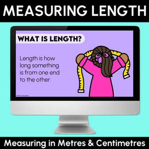 Measuring Length - Metres & Centimetres Digital Slides