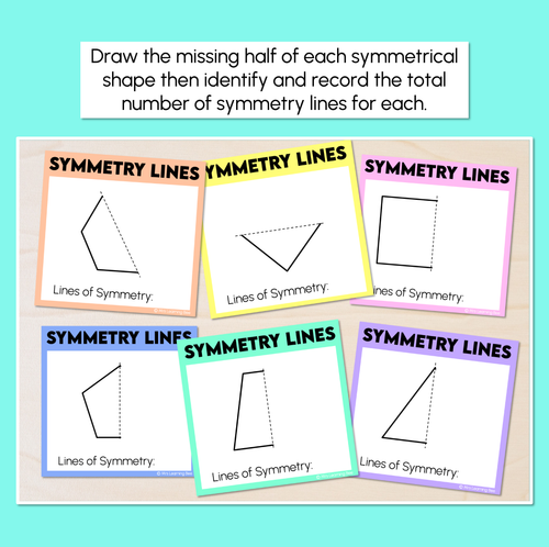 Resource preview 2 for Lines of Symmetry Task Cards