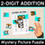 1 for Mystery Picture Puzzle - 2-Digit Addition