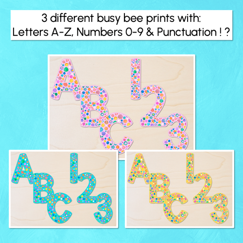 Resource preview 4 for Alphabet & Numbers for Bulletin Board Headings - The Kutopia Collection