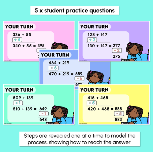 Resource preview 6 for Compensation Strategy - Addition Worksheets