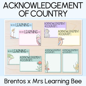 Acknowledgement of Country Posters - The Brentos Collection