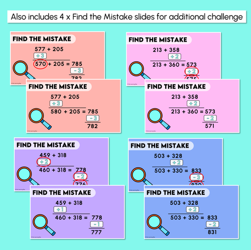 Resource preview 7 for Compensation Strategy - Addition Worksheets