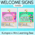 1 for Welcome to our Class EDITABLE SIGNS - The Kutopia Collection