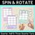 1 for Spin & Rotate Mats – Quarter, Half & Three-Quarter Turns