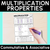 1 for Multiplication Properties - Commutative and Associative Property Worksheets