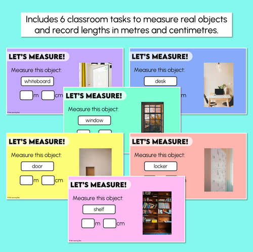Resource preview 4 for Measuring Length - Metres & Centimetres Digital Slides
