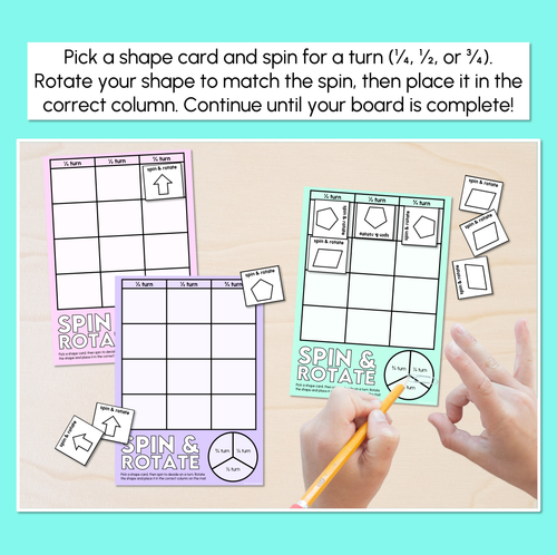 Resource preview 2 for Spin & Rotate Mats – Quarter, Half & Three-Quarter Turns