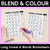 5 for Blend & Colour - Long Vowel Words Blending Worksheets Bundle