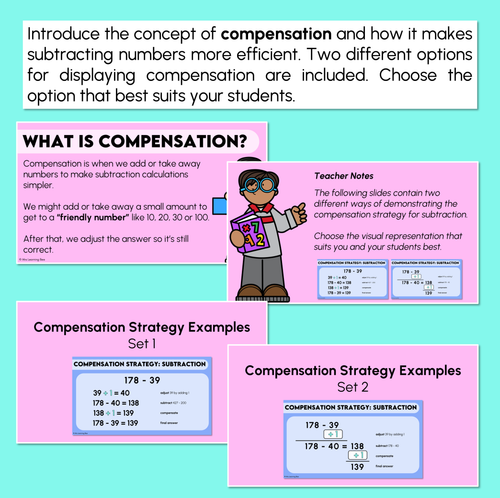 Resource preview 2 for Compensation Strategy - Subtraction - Digital Slides