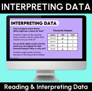 Reading & Interpreting Data - Digital Slides