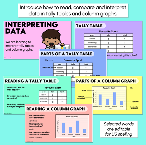 Resource preview 2 for Reading & Interpreting Data - Digital Slides