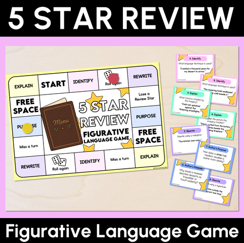 Resource preview 1 for 5 Star Review - Figurative Language Game