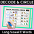 2 for Trace, Decode & Circle - Long Vowel Words - Decodable Word Mats Bundle