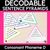 1 for CONSONANT PHONEME D WORDS - Decodable Sentence Pyramids - Phonics Fluency