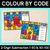 1 for Colour by Code - 2-Digit Subtraction 1-50 & 50-100 - Beach Theme
