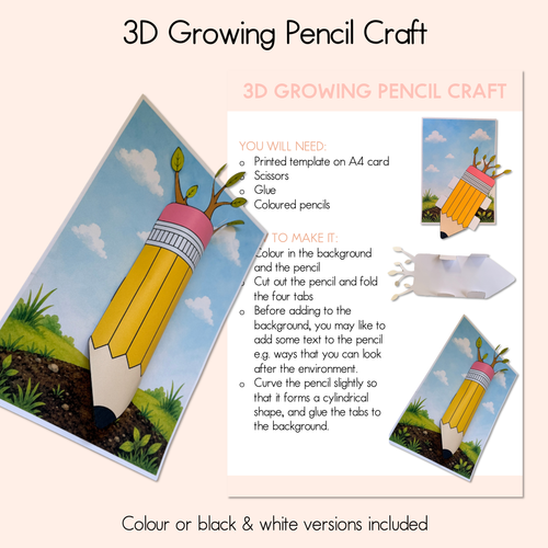 Resource preview 2 for Once I Was a Giant Printable Pack - Literacy, Maths, Book Crafts & Design Printables - Book Week 2026