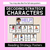 5 for Research-Based Reading Strategy Character One-Page Handouts - Decoding Strategies