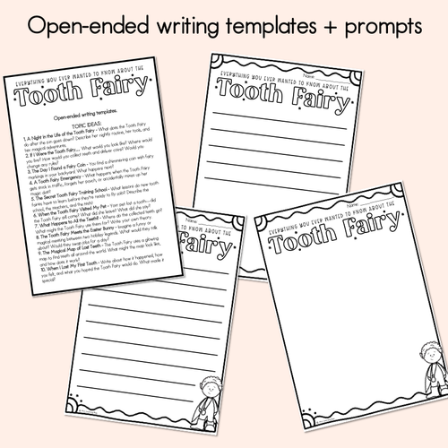 Resource preview 3 for Everything You Ever Wanted To Know About The Tooth Fairy Printable Pack - Book Week 2025