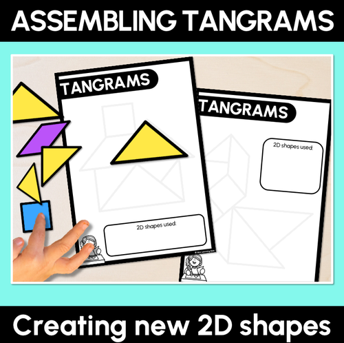 Resource preview 1 for Tangram Printables - Creating New 2D Shapes
