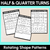 1 for Half & Quarter Turns - Rotating Shape Pattern Printables
