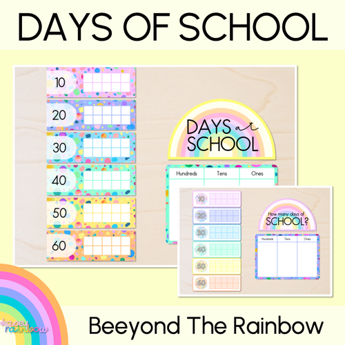 Resource preview 1 for DAYS OF SCHOOL DISPLAY- The Kasey Rainbow Collection