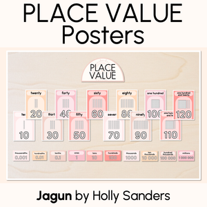 PLACE VALUE POSTERS - The Jagun Collection