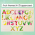 2 for Uppercase & Lowercase Alphabet Lettering - The Tutti Frutti Collection - Colourful Classroom Decor
