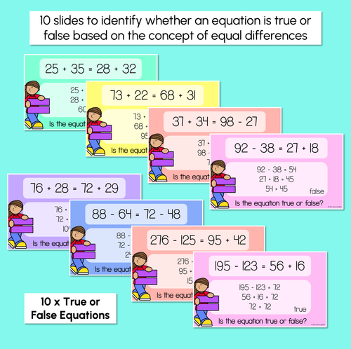 Resource preview 3 for Equal Difference - Digital Slides
