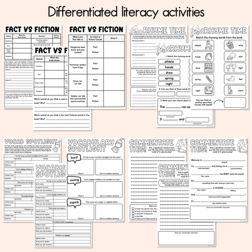 Resource preview 3 for Luna Roo Differentiated Activities - Literacy, Maths, Book Crafts & Design Printables - National Simultaneous Storytime 2026