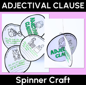 Adjectival Clause Spinner Crafts