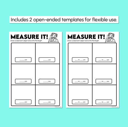 Resource preview 4 for Measure It! - Metres & Centimetres - Length Worksheets