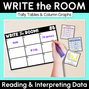 Write the Room - Reading & Interpreting Data (Tally Tables & Column Graphs)