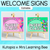 1 for Welcome to our Class EDITABLE SIGNS - The Kutopia Collection