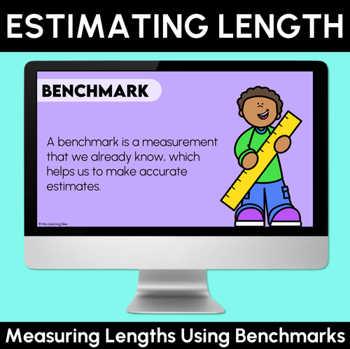 Resource preview 1 for Estimating Length - Measuring Using Benchmarks - Digital Slides