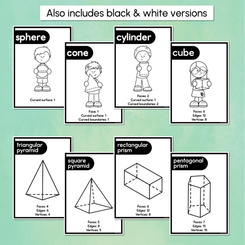 Resource preview 4 for 3D Object Posters - The Tutti Frutti Collection - Colourful Classroom Decor