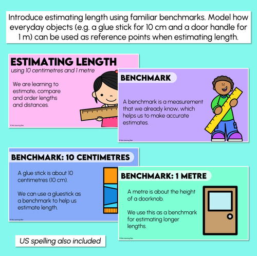 Resource preview 2 for Estimating Length - Measuring Using Benchmarks - Digital Slides