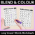6 for Blend & Colour - Long Vowel Words Blending Worksheets Bundle